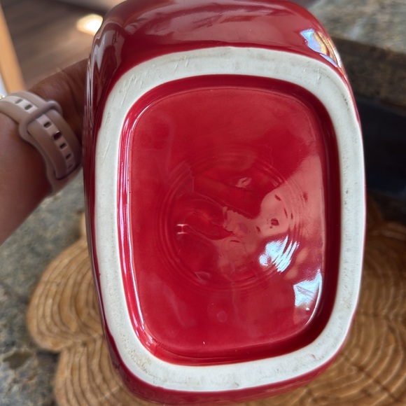 Fiestaware red pitcher. Excellent condition - Picture 2 of 2